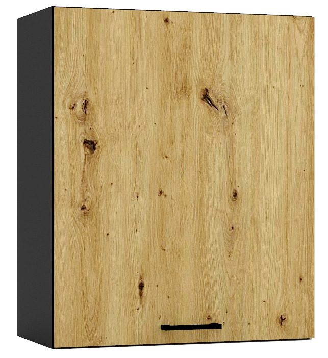 Szafka kuchenna wisząca 60 cm grafit + dąb artisan A6-R93