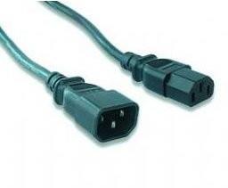 Kabel zasilający, przedłużający IEC 320 C13/C14 z certyfikatem VDE Gembird PC-189-VDE-5M (5 m)