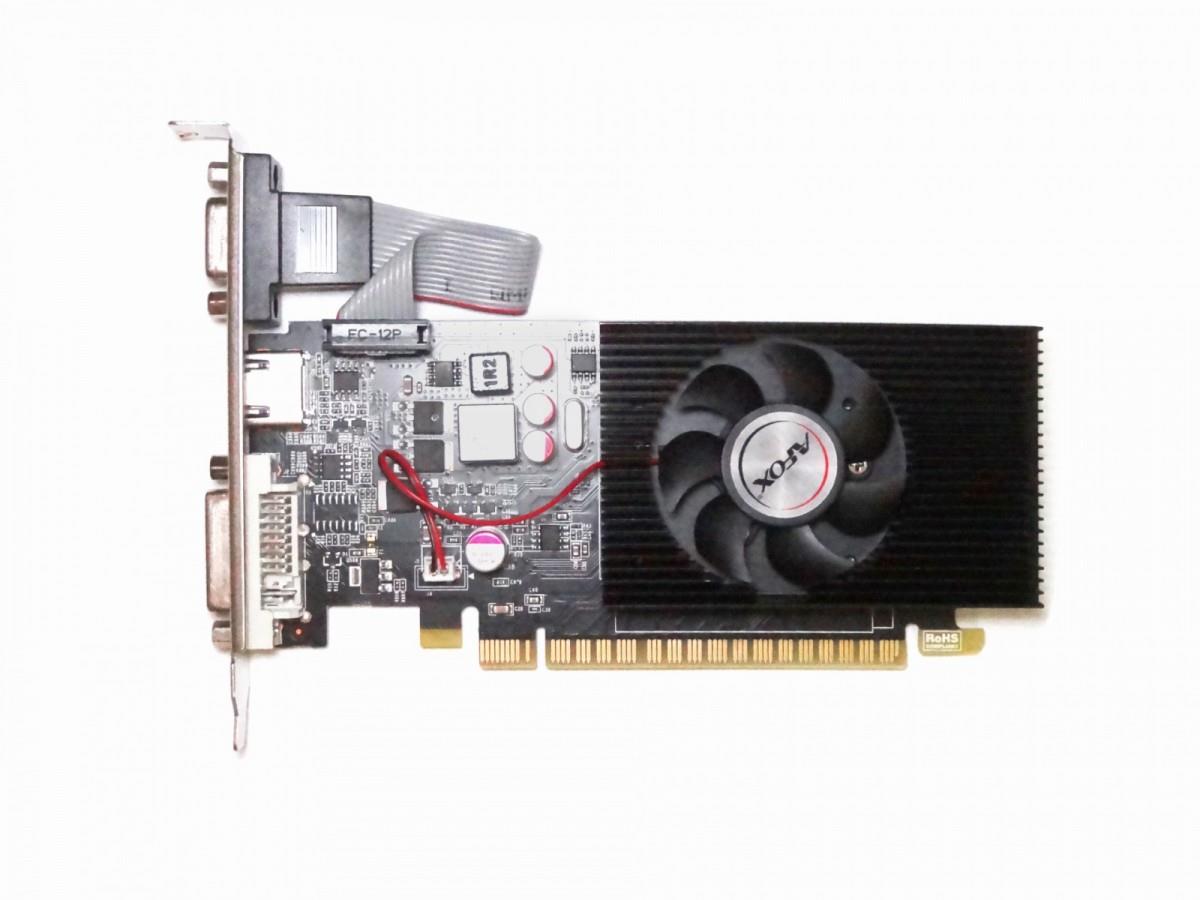 Afox Karta graficzna - Geforce GT730 4GB DDR3 128Bit DVI HDMI VGA LP Single Fan L3