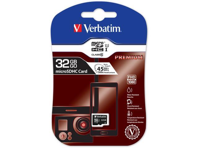MicroSDHC Verbatim 32GB Class 10 PAVMFLX9SD40
