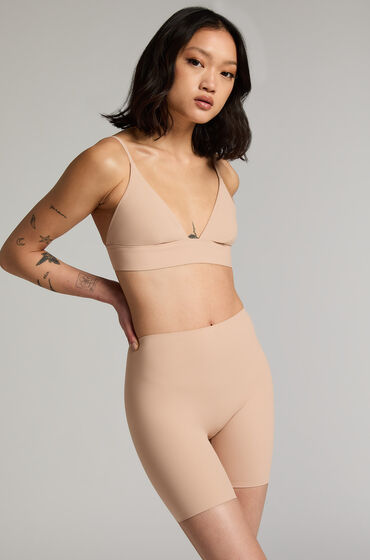 Hunkemöller Spodenki Smooth Beżowy