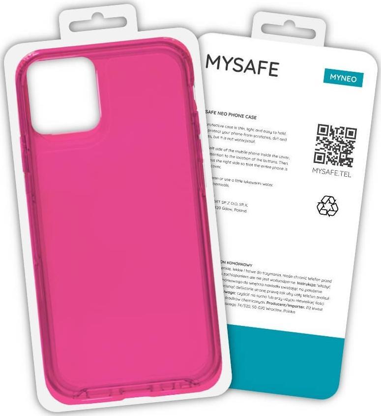Mysafe MYSAFE ETUI NEO IPHONE 13 RÓŻOWY PUDEŁKO