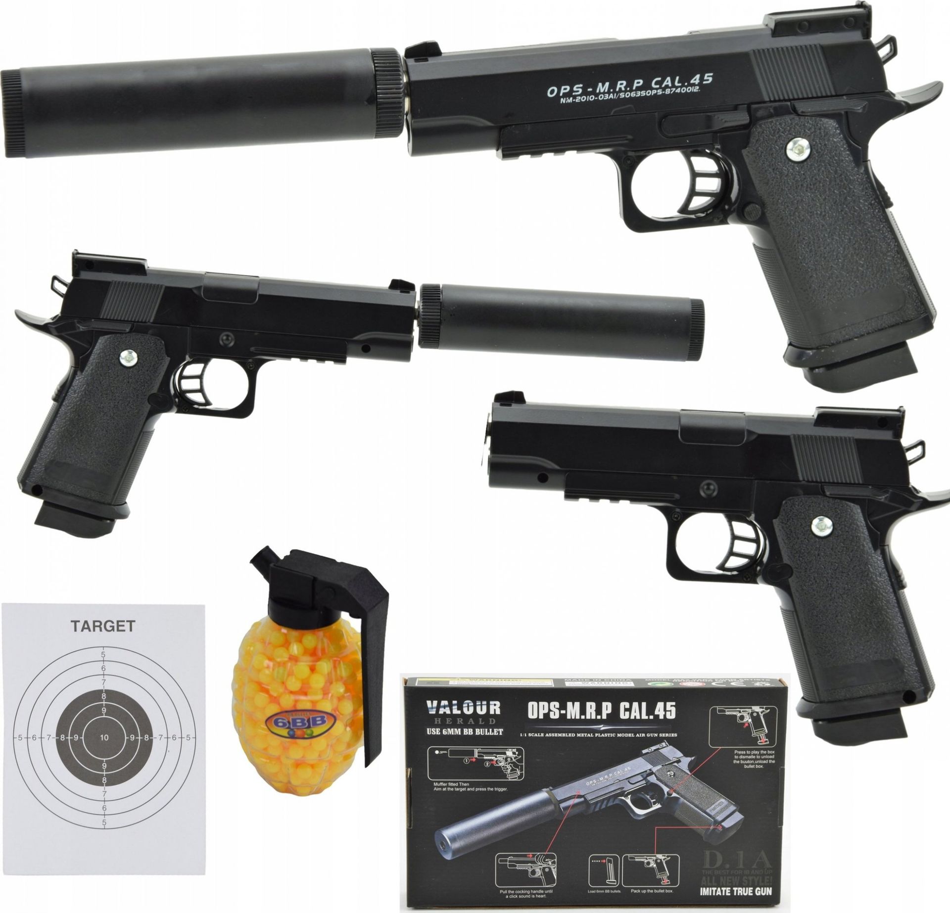 Skleplolki PISTOLET NA KULKI GLOCK ASG METAL 800 KUL