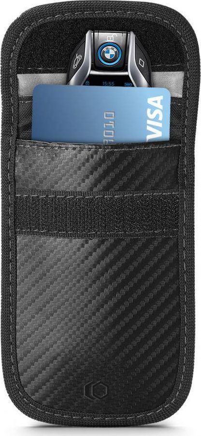 Tech-Protect KLATKA FARADAYA TECH-PROTECT V1 KEYLESS RFID SIGNAL BLOCKER CASE CARBON