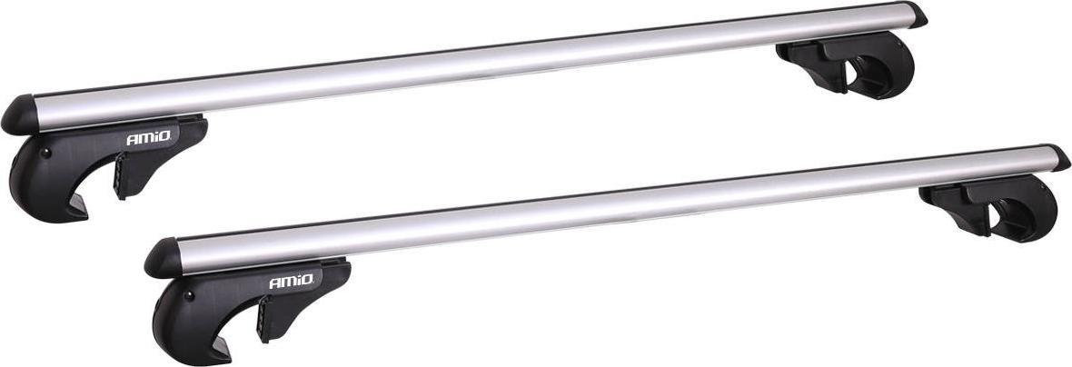 AMiO Bagażnik dachowy na relingi aluminiowy 1200mm CRR-01