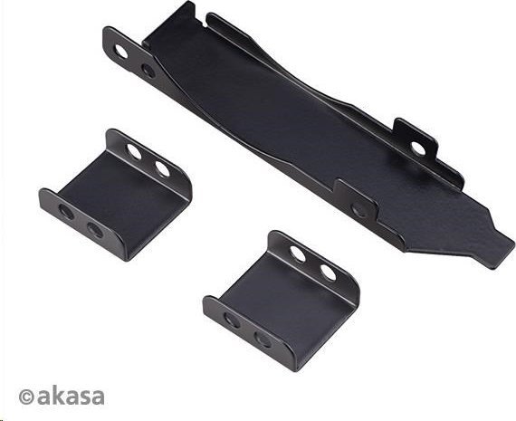 Akasa Wspornik slotu PCI do wentylatorów 80/92mm AK-MX304-08BK