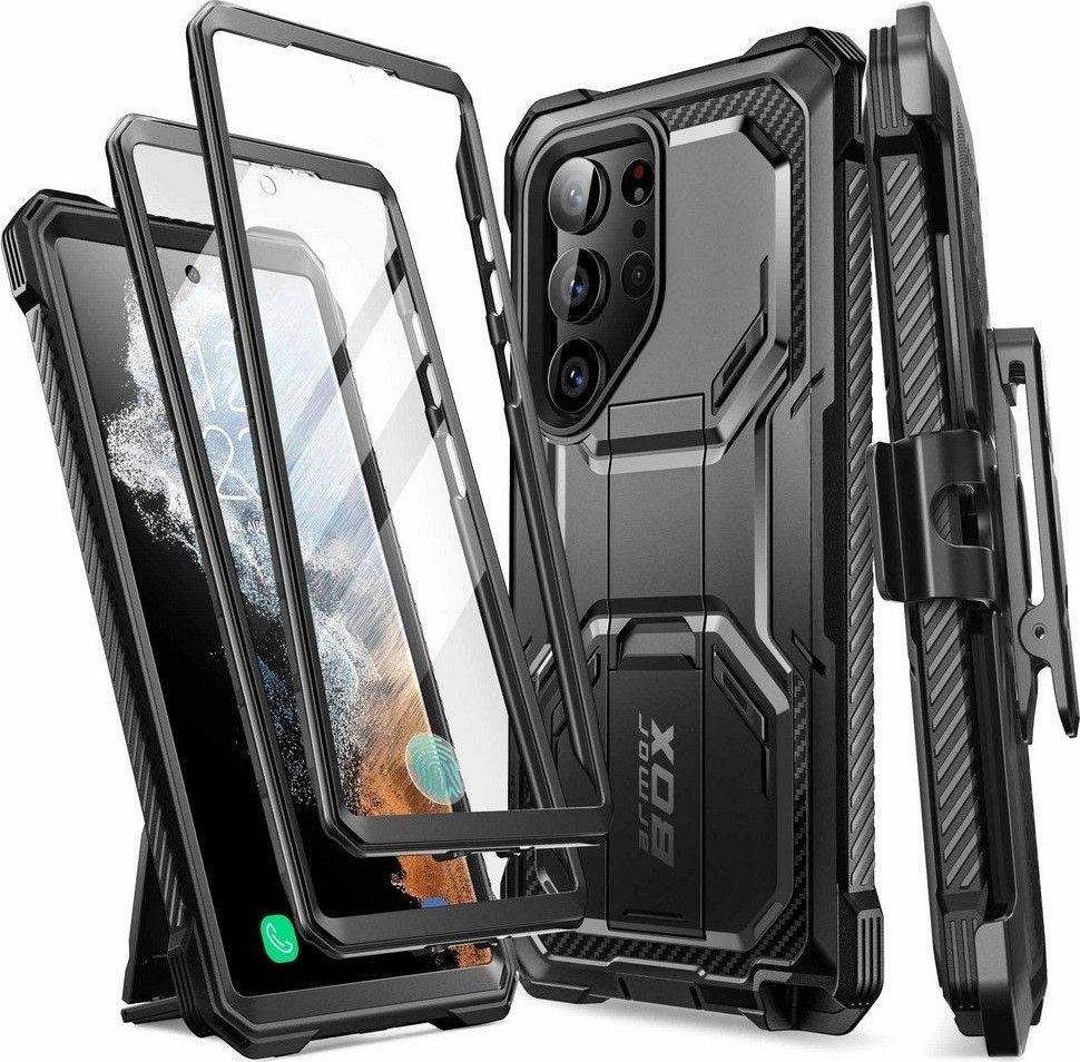 Supcase Etui Supcase IBLSN Armorbox 2-Set Samsung Galaxy S23 Ultra Black
