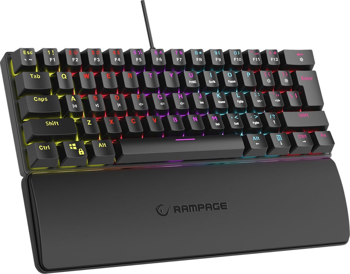 Klawiatura Rampage Plower K60 RMP Blue Switch (PLOWER K60)