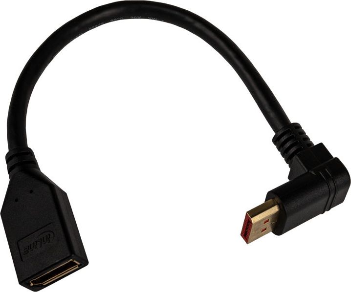 Adapter AV InLine DisplayPort - DisplayPort czarny (17159O)