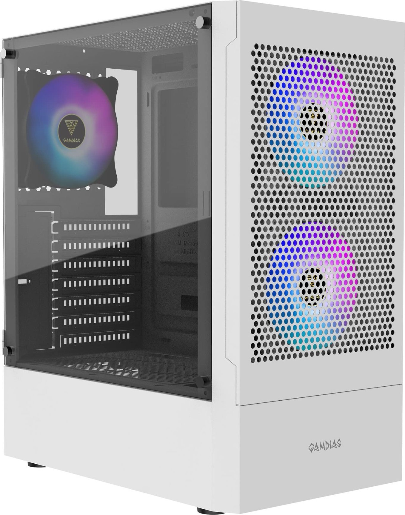 Obudowa Gamdias Talos E3 Mesh ARGB biała (16332-32413-30000-G)