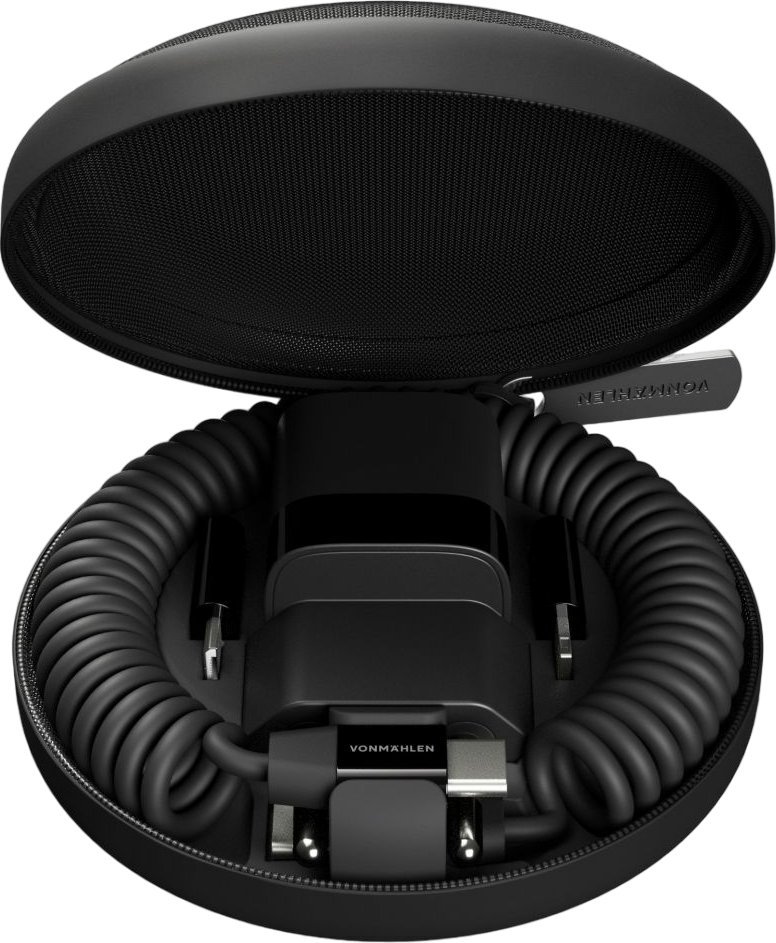 Ładowarka Vonmählen VonMählen All-in-one Allinone cable + charger Allroundo GaN black Schwarz ACG00002