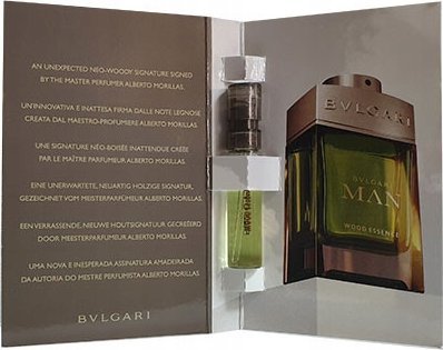 Bvlgari Bvlgari, Wood Essence, Eau De Parfum, For Men, 1.5 ml *Vial For Men