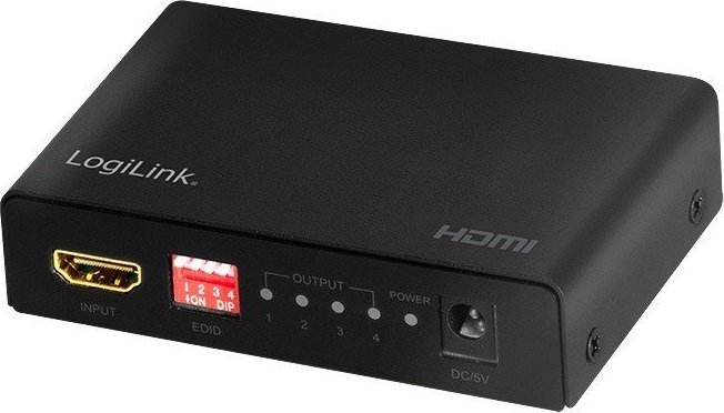 LogiLink Splitter 4xHDMI 4K, 60Hz, EDID