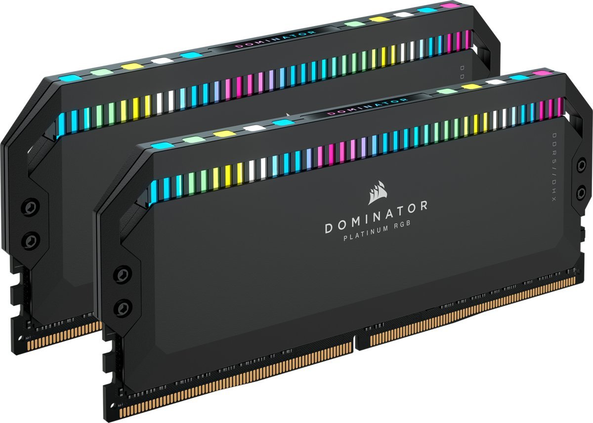 Pamięć Corsair Dominator Platinum RGB, DDR5, 64 GB, 6400MHz, CL32 CMT64GX5M2B6400C32