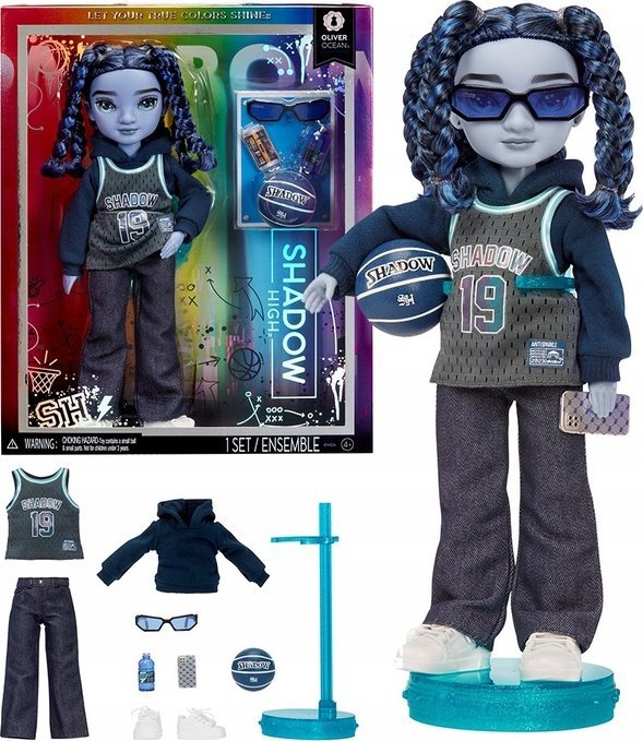 MGA Lalka Shadow High F23 Fashion Doll Boy-  Blue