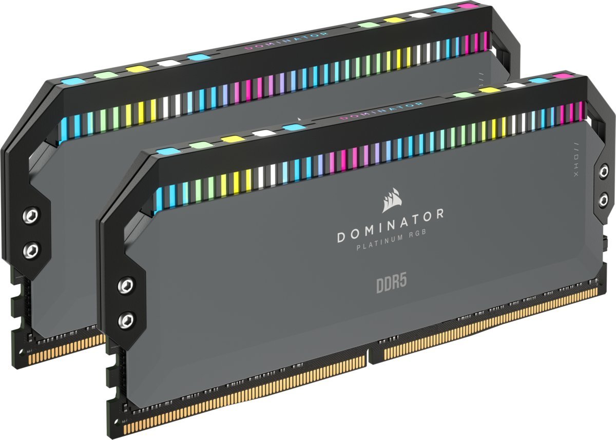Pamięć Corsair Dominator Platinum RGB, DDR5, 32 GB, 6000MHz, CL30 CMT32GX5M2B6000Z30K