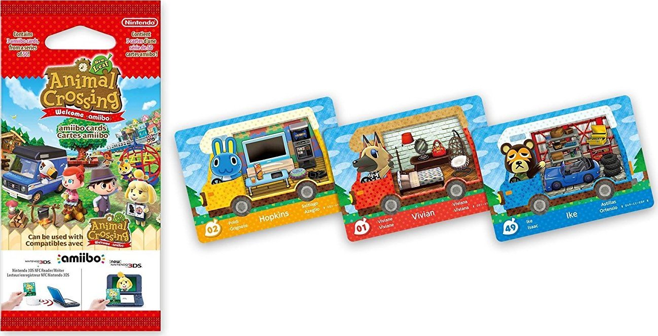 Nintendo Nintendo amiibo cards 3 pcs. Animal C. New L