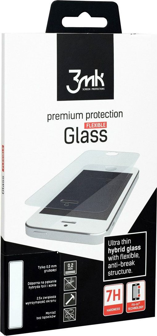 3MK Szkło hartowane Folia LG G8S THINQ 3MK Flexible Glass hybrydowe uniwersalny