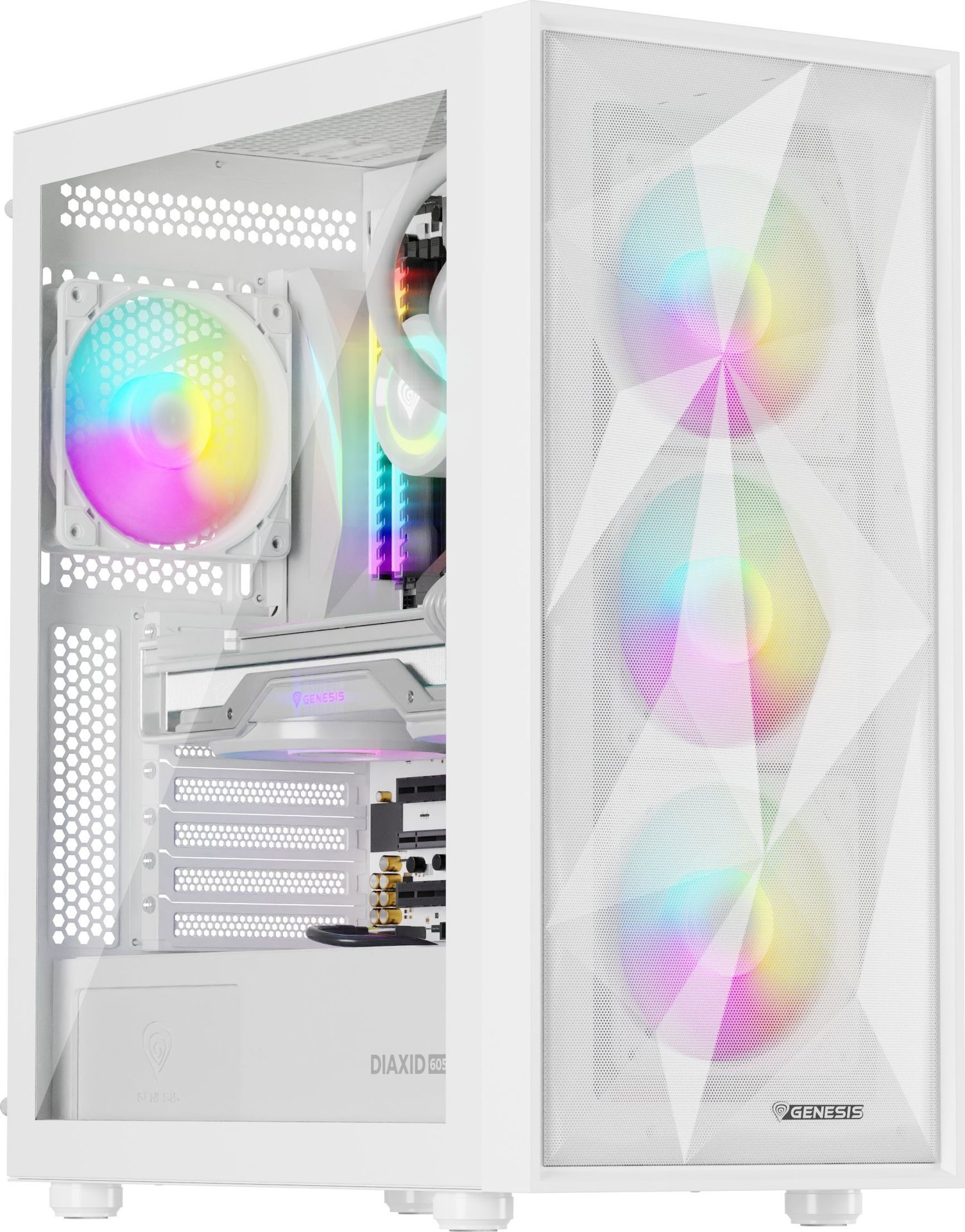 Obudowa Genesis Diaxid 605 ARGB biała (NPC-2173)