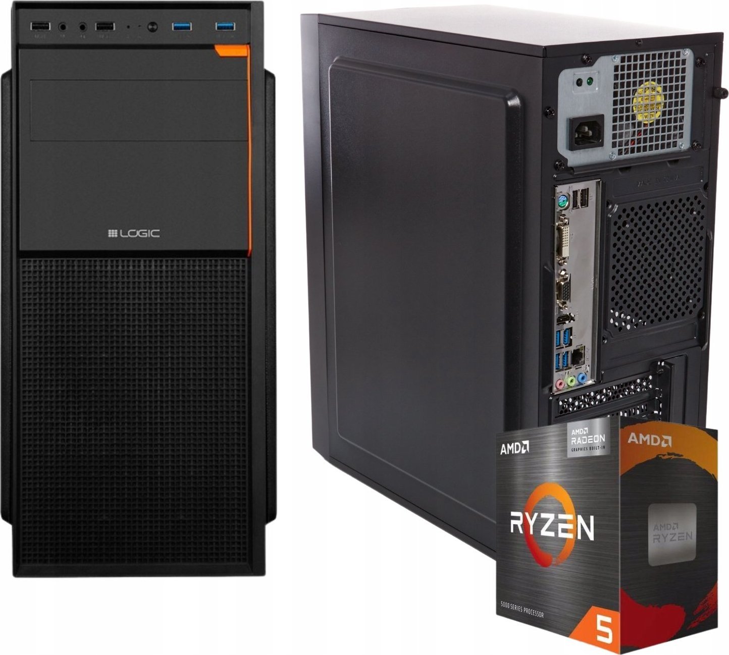 XLAP24 Officetech, Ryzen 5 5600G, 32 GB, Radeon Vega 7, 1 TB M.2 PCIe Windows 11 Pro