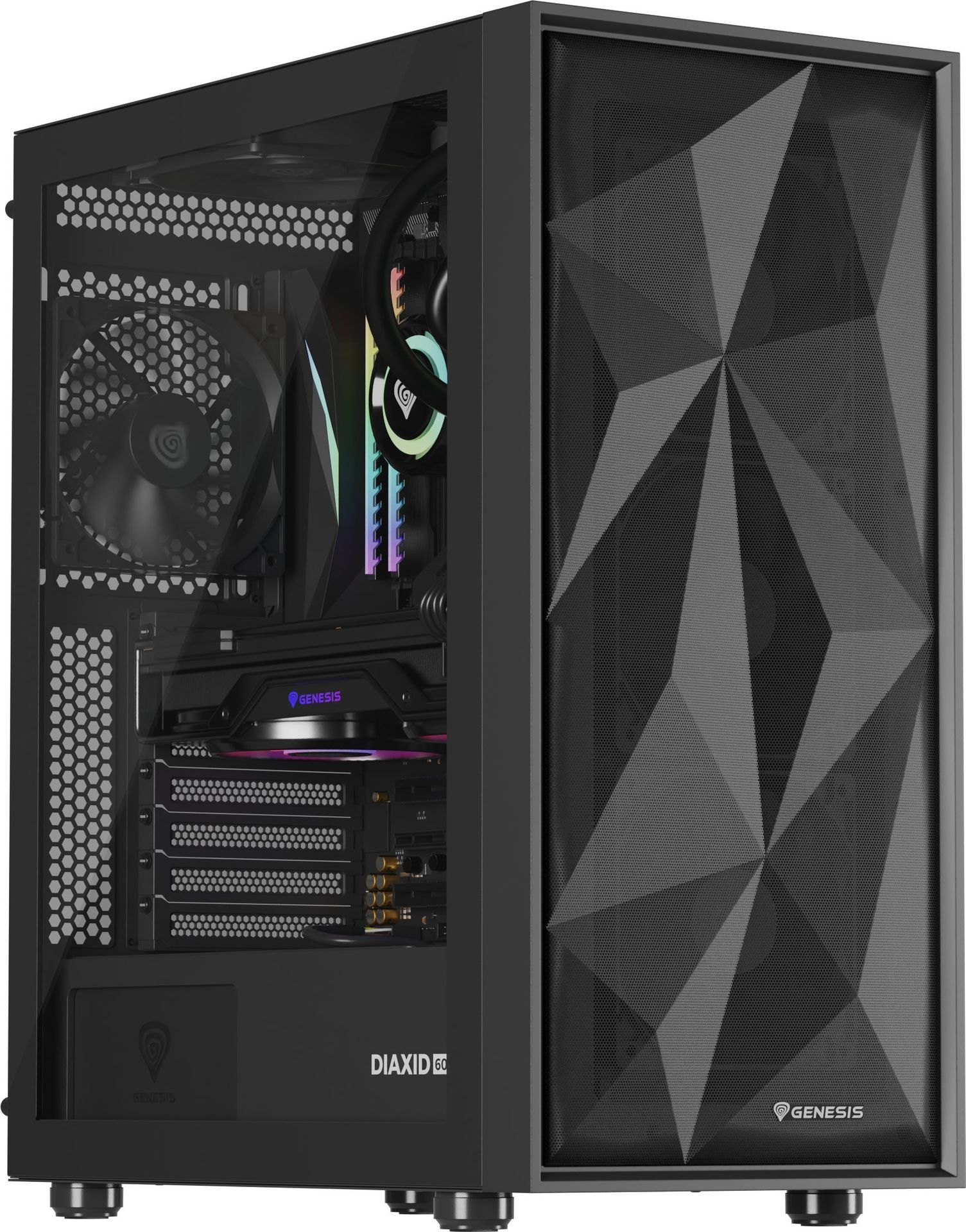 Obudowa Genesis Diaxid 605F czarna (NPC-2046)