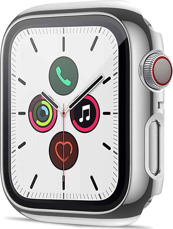 Alogy Obudowa 2w1 nakładka ze szkłem do Apple Watch 4/5/6/SE 40mm