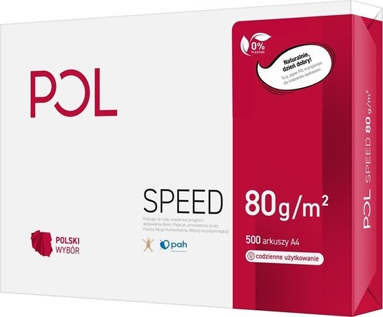 POL Papier ksero A4/80 POLSPEED 500szt.