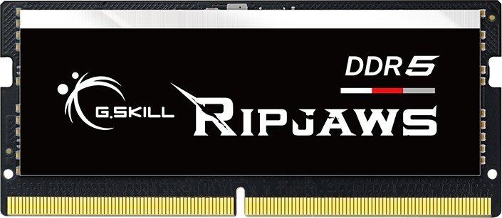 Pamięć do laptopa G.Skill Ripjaws, SODIMM, DDR5, 64 GB, 5600 MHz, CL40 F5-5600S4040A32GX2-RS