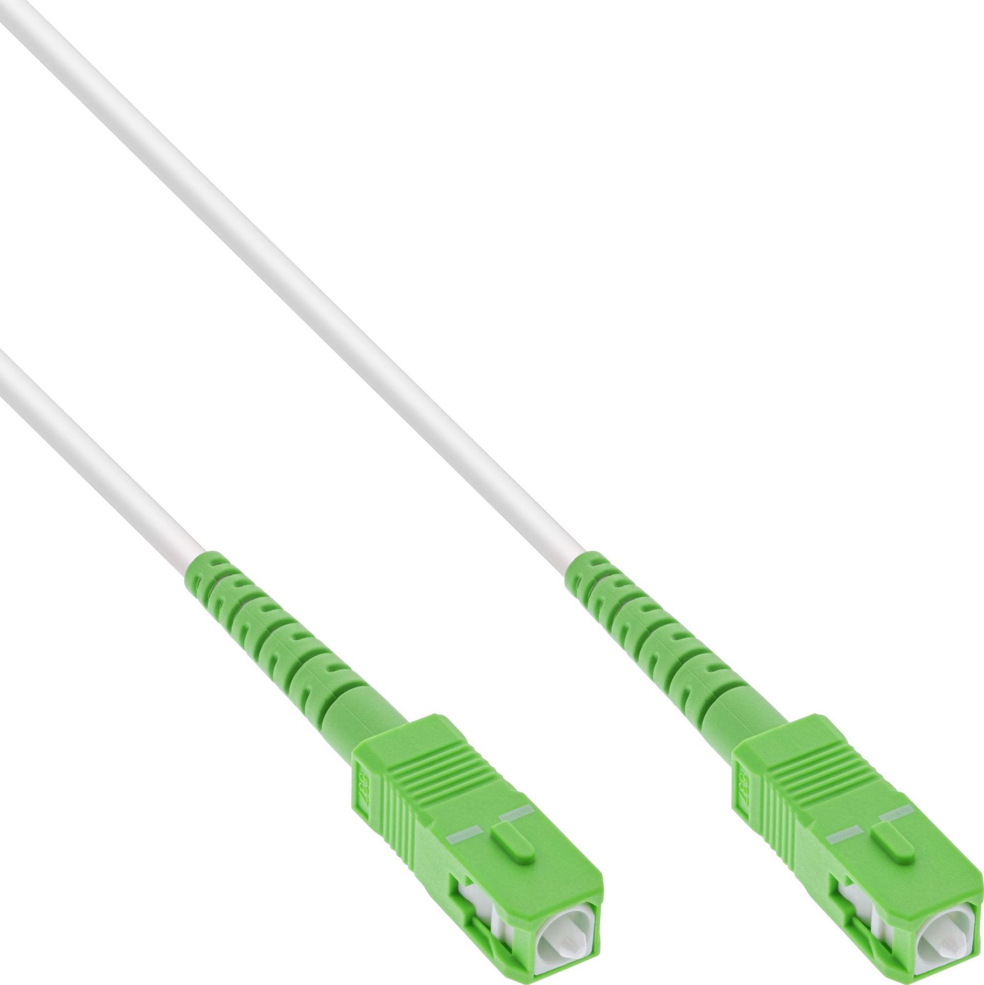 InLine InLine® Fiber Optical Simplex Cable, FTTH, SC/APC 8° to SC/APC 8°, 9/125µm, OS2, 15m 88315