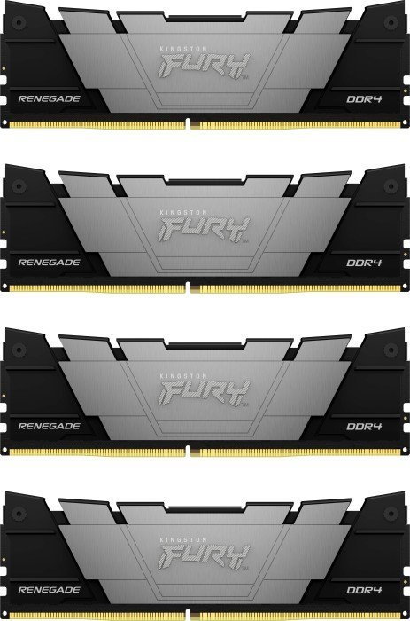Pamięć Kingston Fury Renegade, DDR4, 64 GB, 3600MHz, CL16 KF436C16RB12K4/64