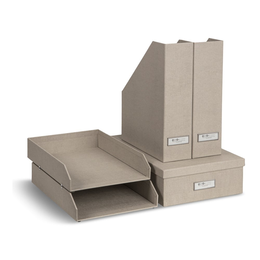 Kartonowe organizery na dokumenty zestaw 5 szt. Holger – Bigso Box of Sweden