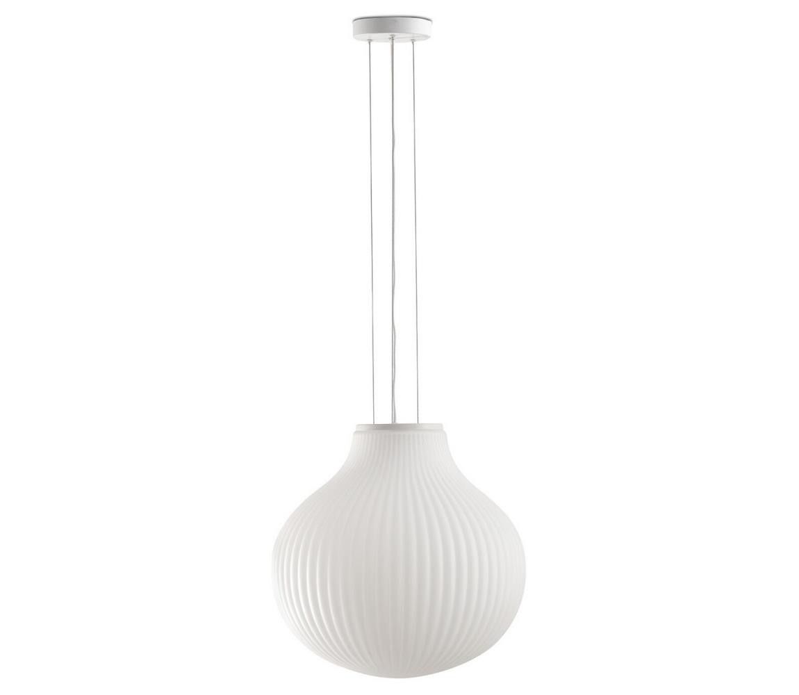 FARO 28301 - Żyrandol na lince ISABELLE 1xE27/15W/230V śr. 40 cm biały