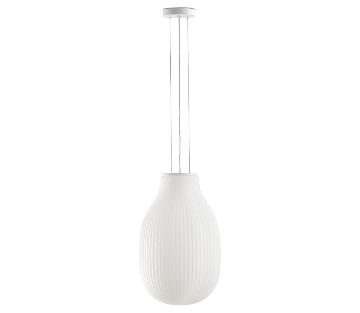FARO 28300 - Żyrandol na lince ISABELLE 1xE27/15W/230V śr. 31 cm biały