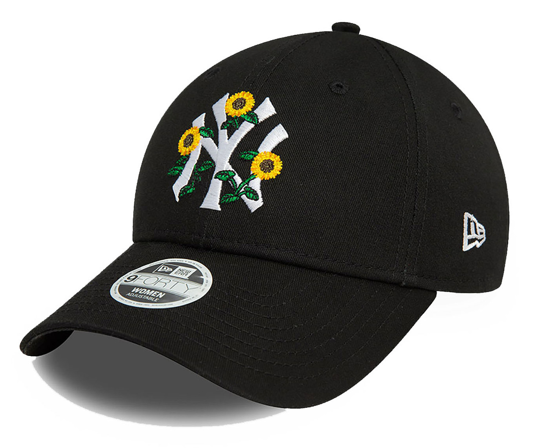 Czapka z daszkiem NEW ERA Damska NY Yankees Floral Black 9FORTY
