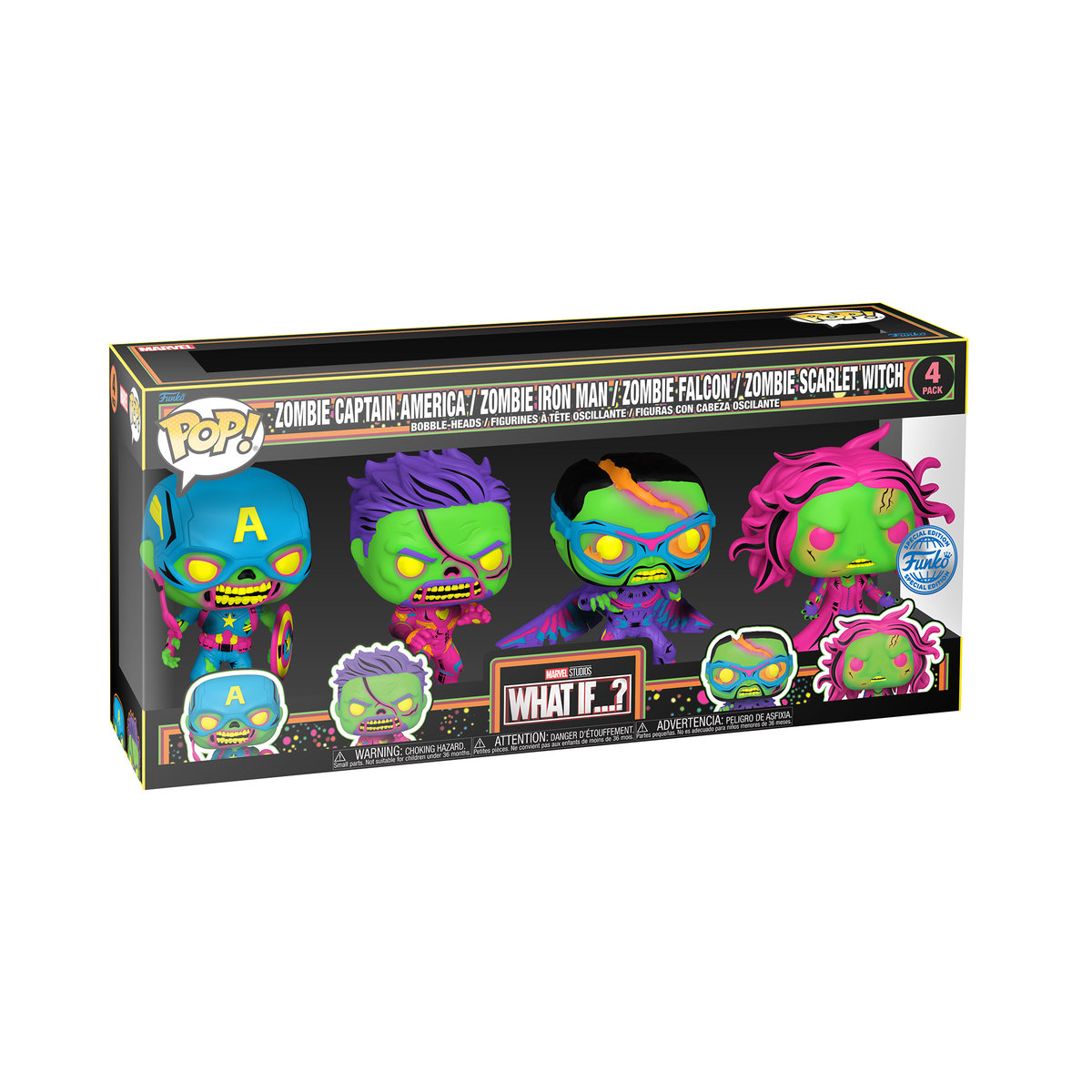 POP Marvel: What If- 4pk(BLKLT)