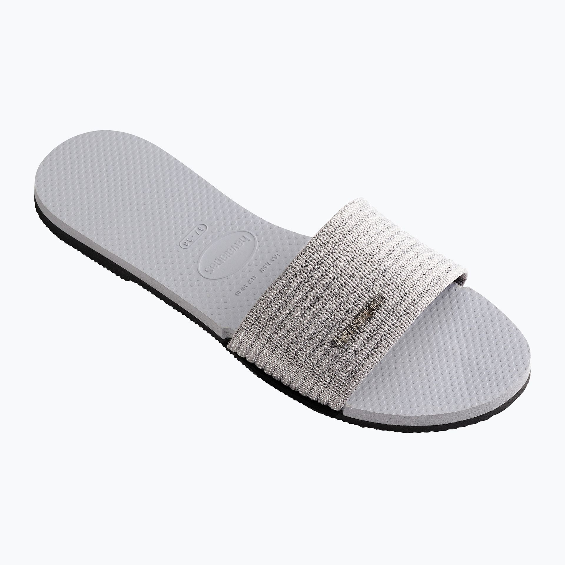 Klapki damskie Havaianas You Malta Metallic ice grey