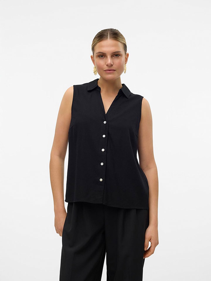 Vero Moda Bluzka w kolorze czarnym