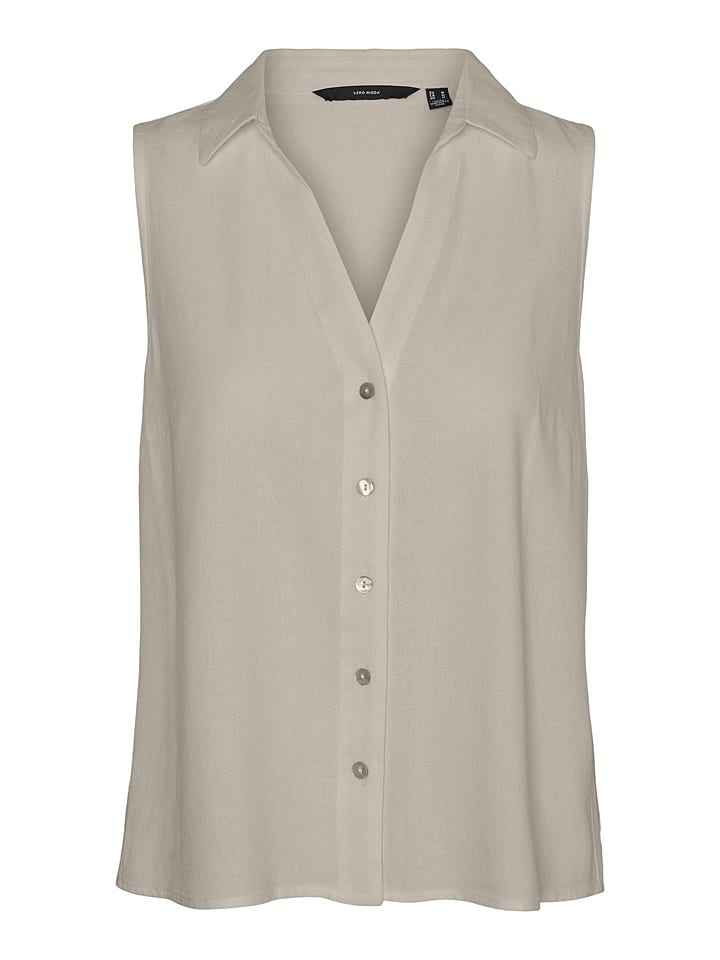 Vero Moda Top w kolorze szarym