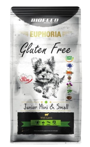 BIOFEED Euphoria G-F MINI&SMALL jagnięcina 12kg junior
