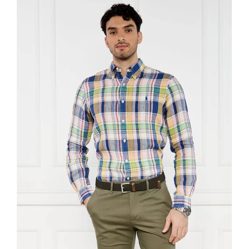 POLO RALPH LAUREN Lniana koszula | Custom fit