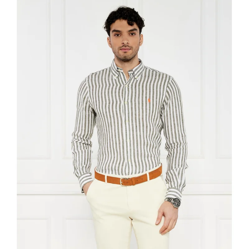 POLO RALPH LAUREN Lniana koszula | Custom fit
