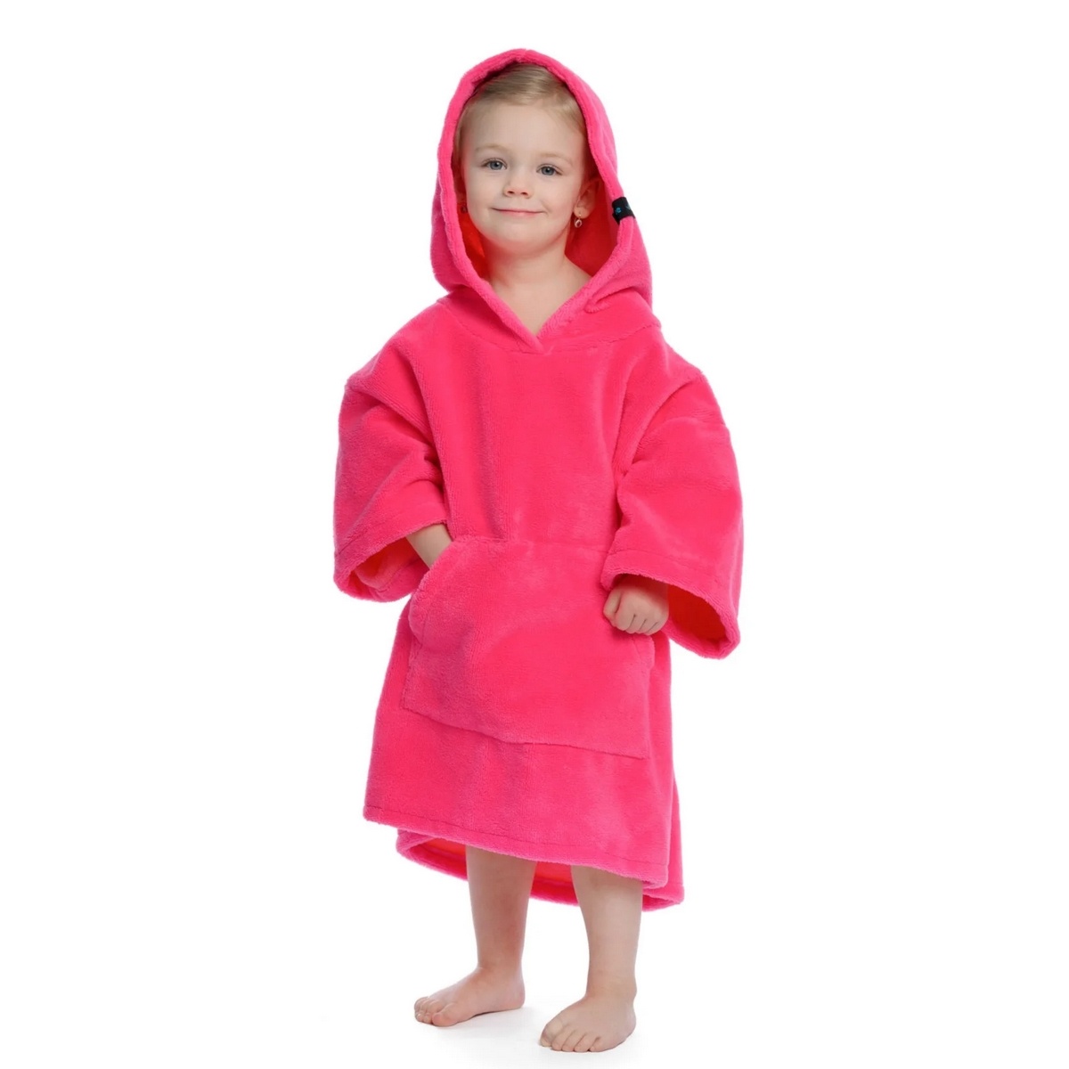 Towee Surf poncho MONO Bubblegum pink, 50 x 60 cm, 50 x 60 cm