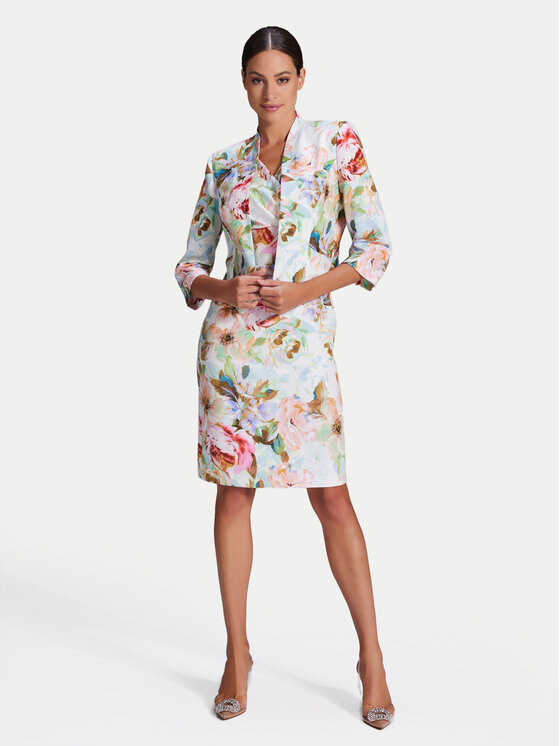 Swing Marynarka 4AG00700 Kolorowy Regular Fit