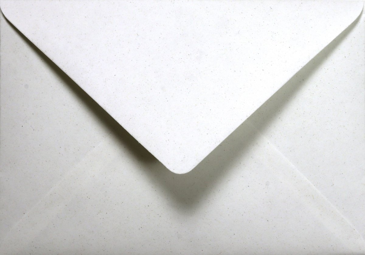 Koperty ozdobne z wtrąceniami ekologiczne B6 NK ecru Crush Corn 120g 25 szt. - niepowtarzalne koperty na wyjątkowe zaproszenia