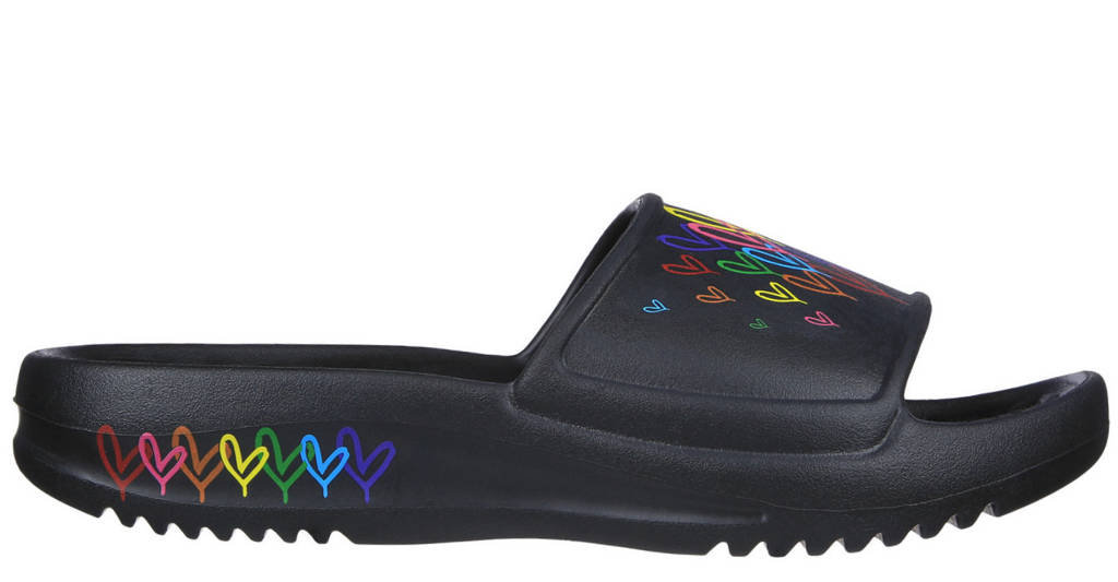 Klapki damskie Skechers Foamies In Love with Love (111321-BKMT)-35