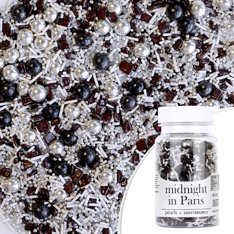 Posypka cukrowa MIDNIGHT IN PARIS mix Sweet Decor, 70 g