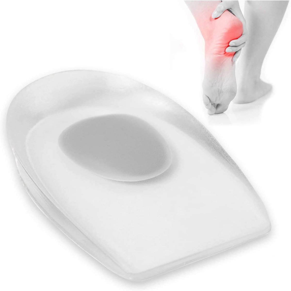 FUCHSI Żelowa Poduszka na Piętę Rozm. M - Ulga w Bólu i Ochrona!