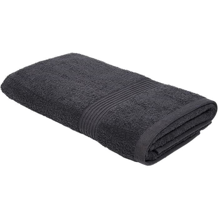DZIŚ Essential - Ręcznik kąpielowy 70x130 cm ze 100% bawełny w kolorze antracytowym