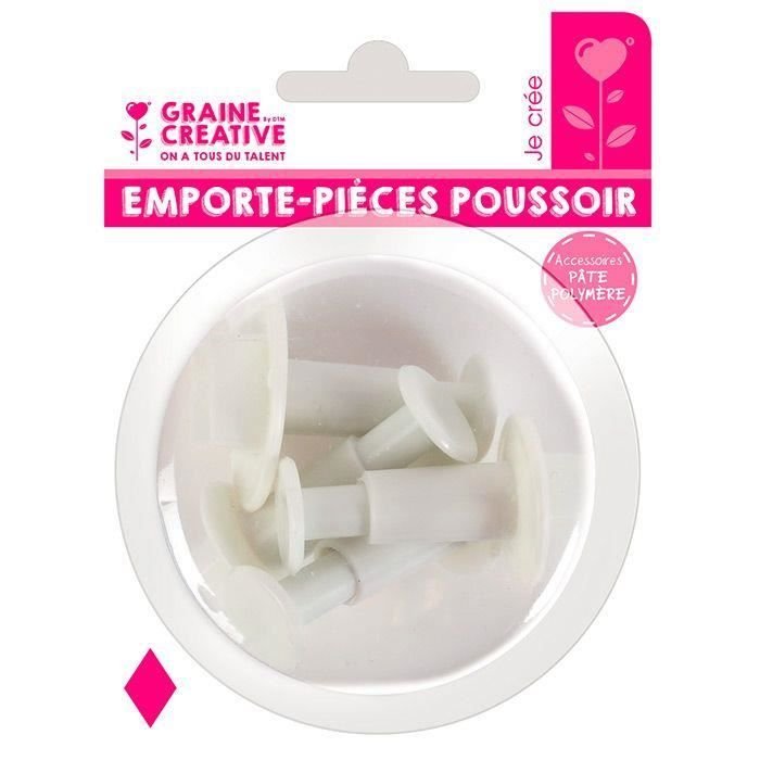 4 plastikowe foremki do ciastek - Diament