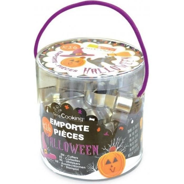 Wiadro 16 foremek do ciastek - Halloween
